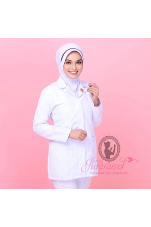 TUDUNG SOFT AWNING HALF SCUBA LINE BIRU 