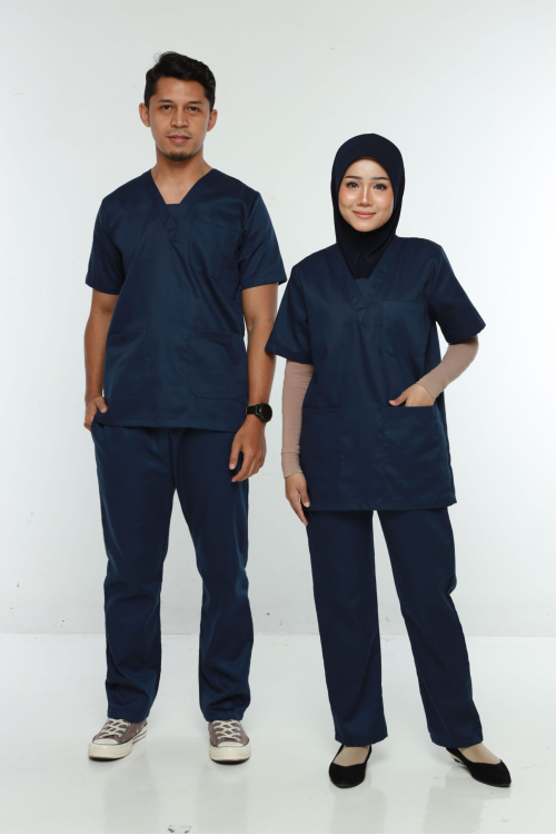 SCRUB SUIT NEW SERIES – NAVY BLUE