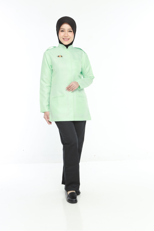 PENOLONG PEGAWAI PERUBATAN FEMALE CLINICAL UNIFORM (ONE SET TOP & PANT)