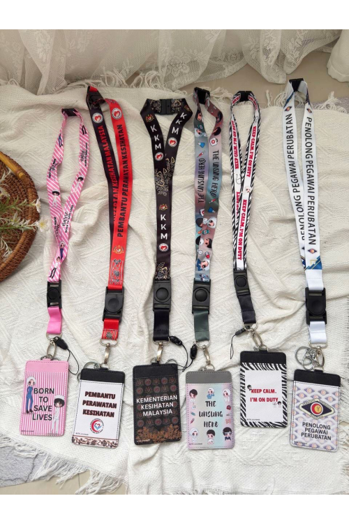 SET BJ CARD HOLDER&LANYARD - VERTICAL